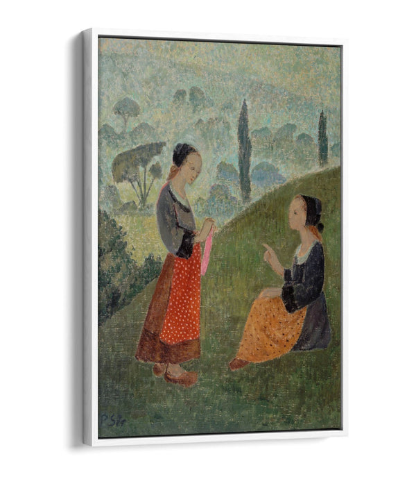PAUL SERUSIER, MORNING MISTS -FLOAT EFFECT CANVAS WALL ART PIC PRINT