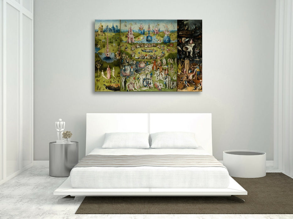 Bosch Canvas Wall Art - The Garden Of Earthly Delights Handmade Canvas Print