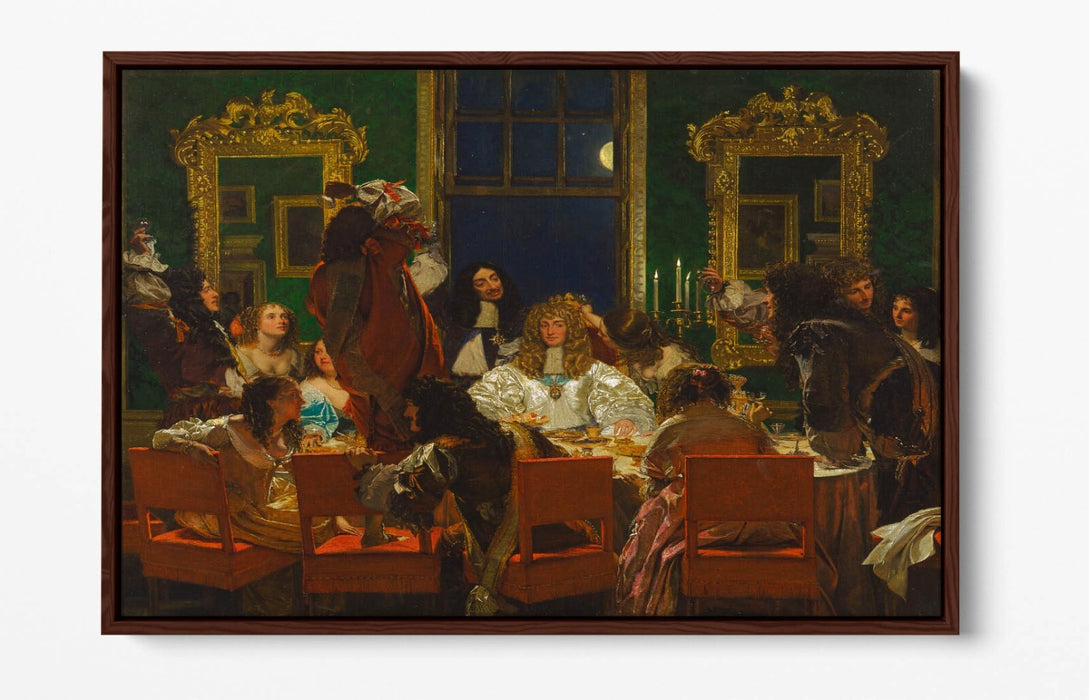 Float Effect Canvas Art | Handmade Augustus Leopold Egg Buckingham Wall Decor