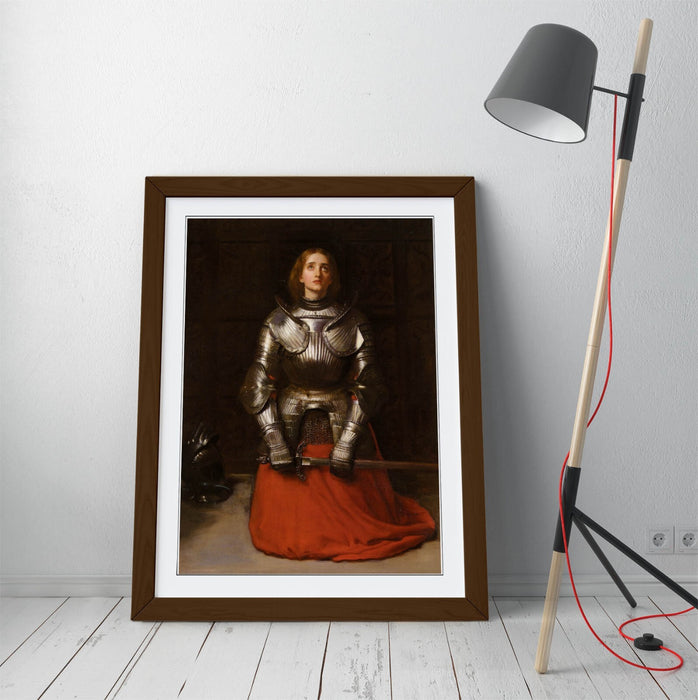 Framed Wall Art - Joan of Arc Print by John Everett Millais | Handmade UK Frame