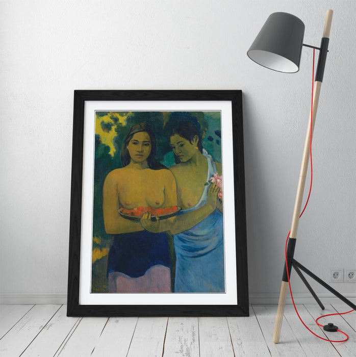 Framed Wall Art - Paul Gauguin Two Tahitian Women Print | Handmade UK Poster