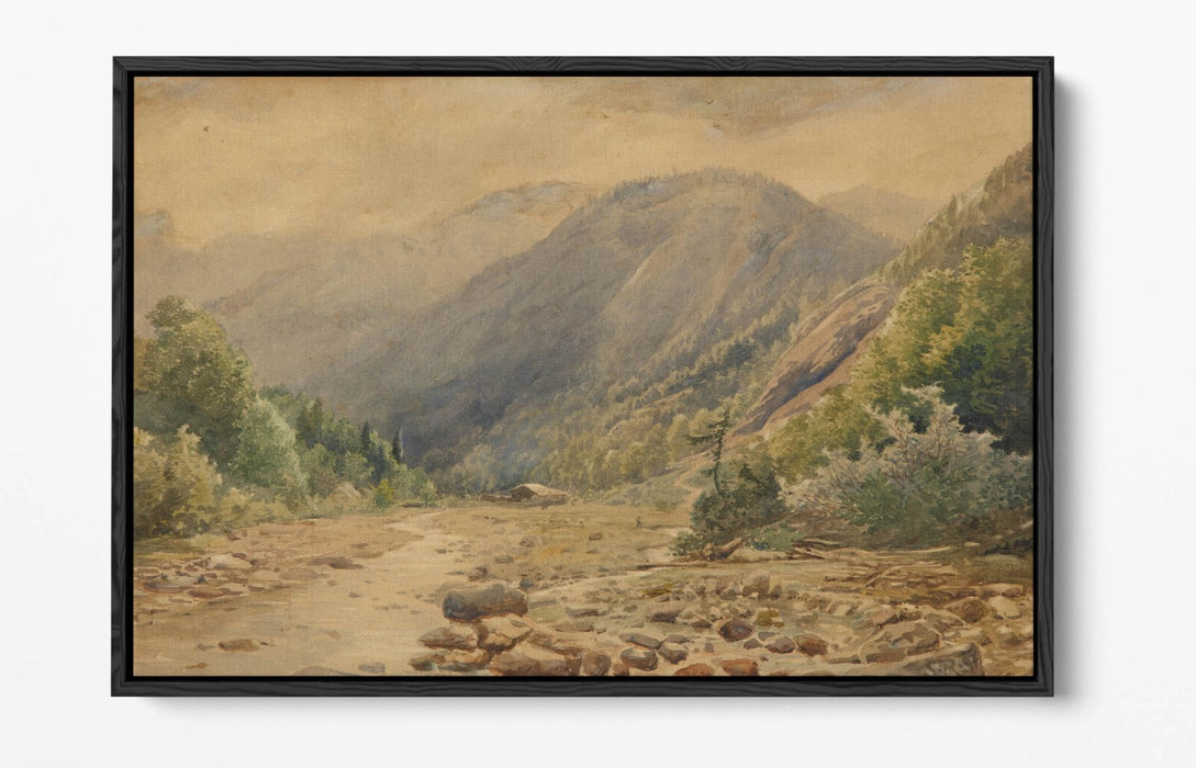 Canvas Wall Art Print - Rainy Day Painting on Premium Float Effect Canvas