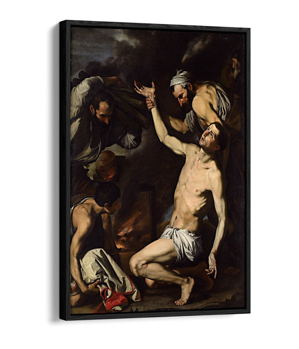 Canvas Wall Art Print - Classic Religious Painting By Jusepe De Ribera | Scratch Resistant Finish, Custom Framed