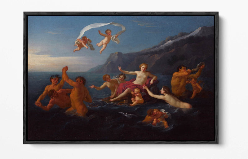 Float Effect Canvas Art – BON BOULLOGNE Triumph on Custom MDF Frame, Ready to Hang