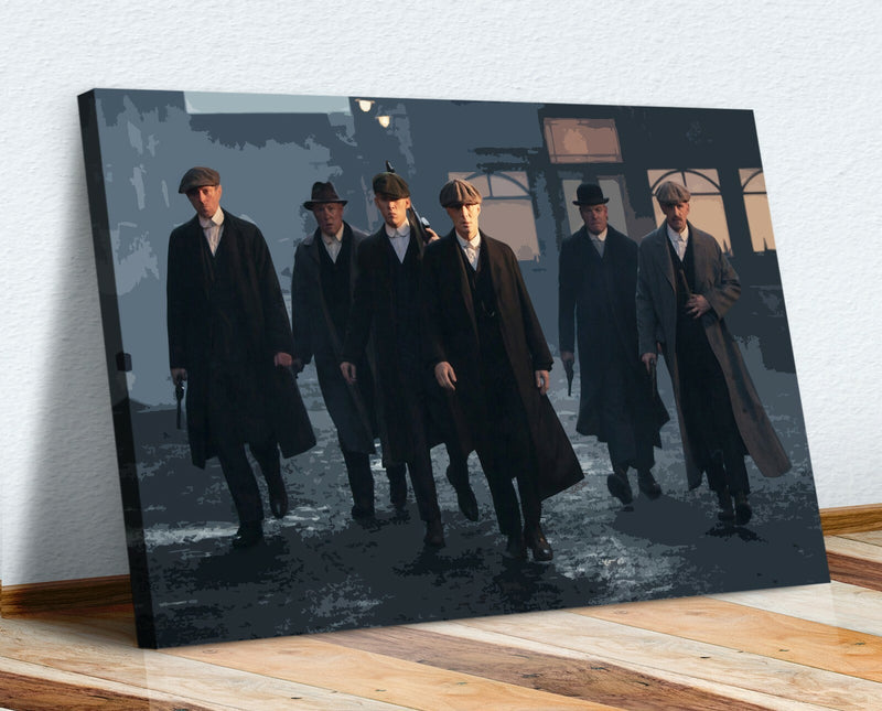 Peaky Blinders mean business - canvas wall art