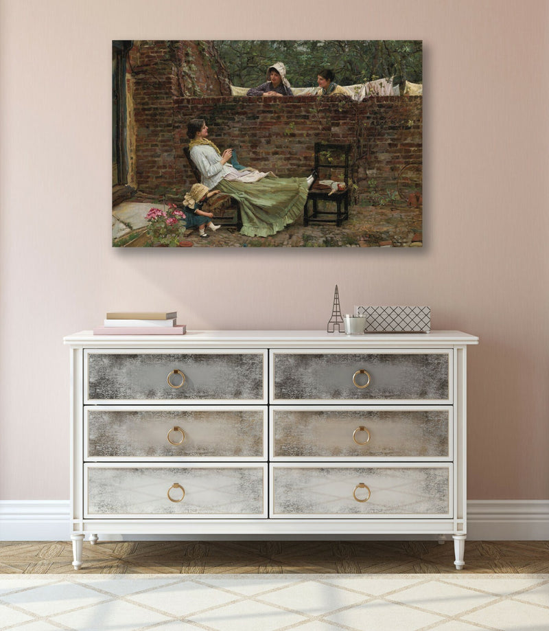 Canvas Wall Art | Framed Classic Art Print by John William Waterhouse – Premium Varnish Finish