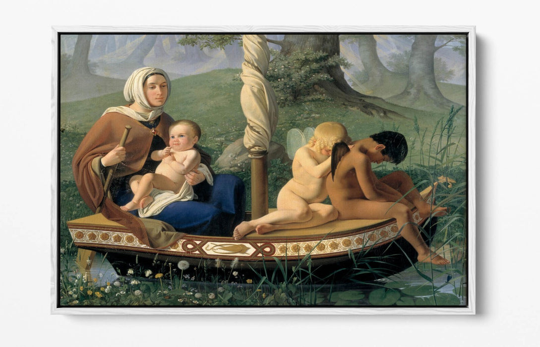 Canvas Wall Art - Handmade Float Effect Canvas Print With 30mm Deep Frame