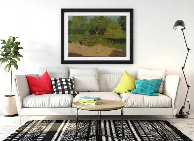 Framed Wall Art Poster - 'Richard Roland Holst, Garden Botanical' Print With Natural Wood Frame