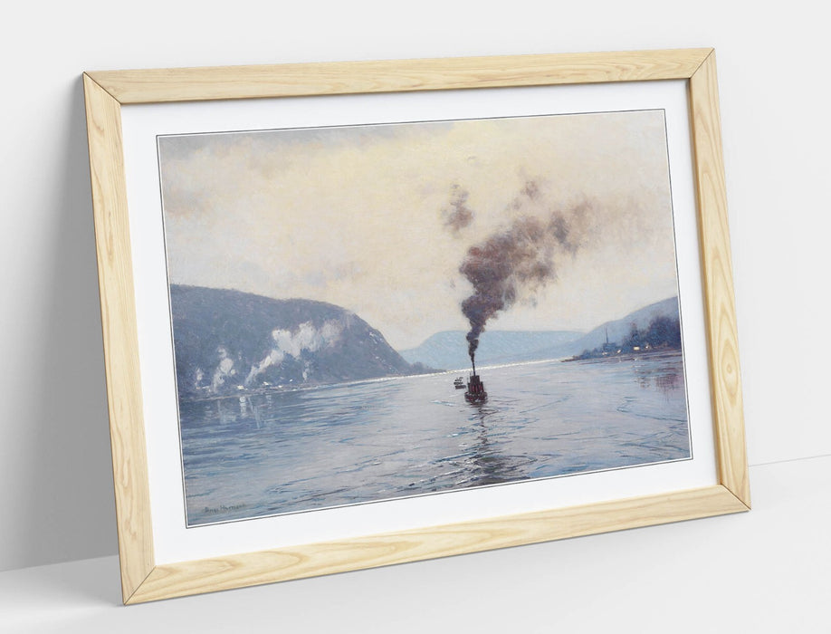 Framed Wall Art - L. Birge Harrison Delaware River Painting | Handmade UK Frame