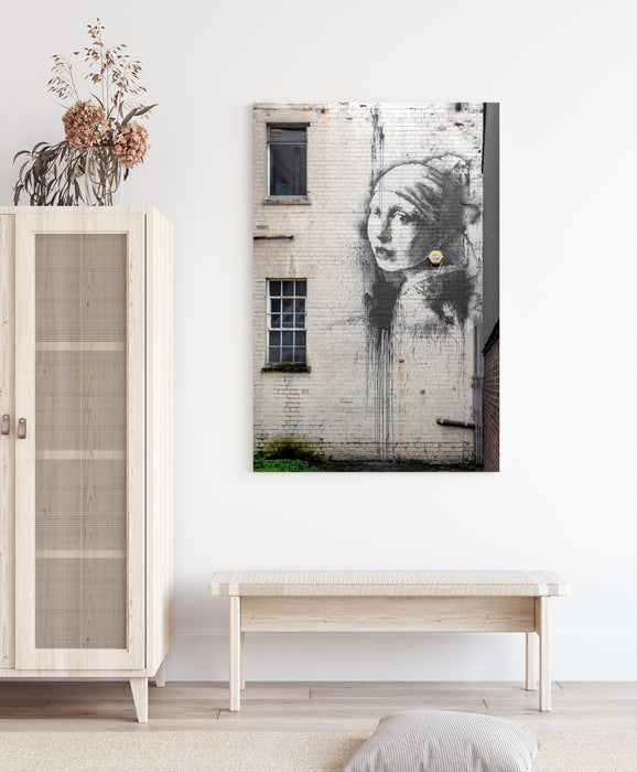 BANKSY CANVAS STREET WALL ART PRINT ARTWORK - The Girl with Pearl Earrings