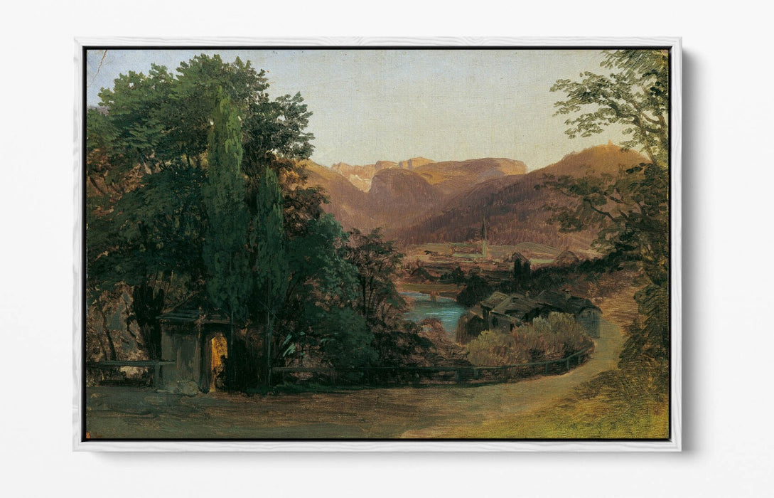 THOMAS ENDER, AREA NEAR ISCHL -FLOAT EFFECT CANVAS WALL ART PIC PRINT