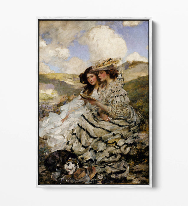 Canvas Wall Art | On The Dunes – Handmade Float Effect Print with Premium Finish