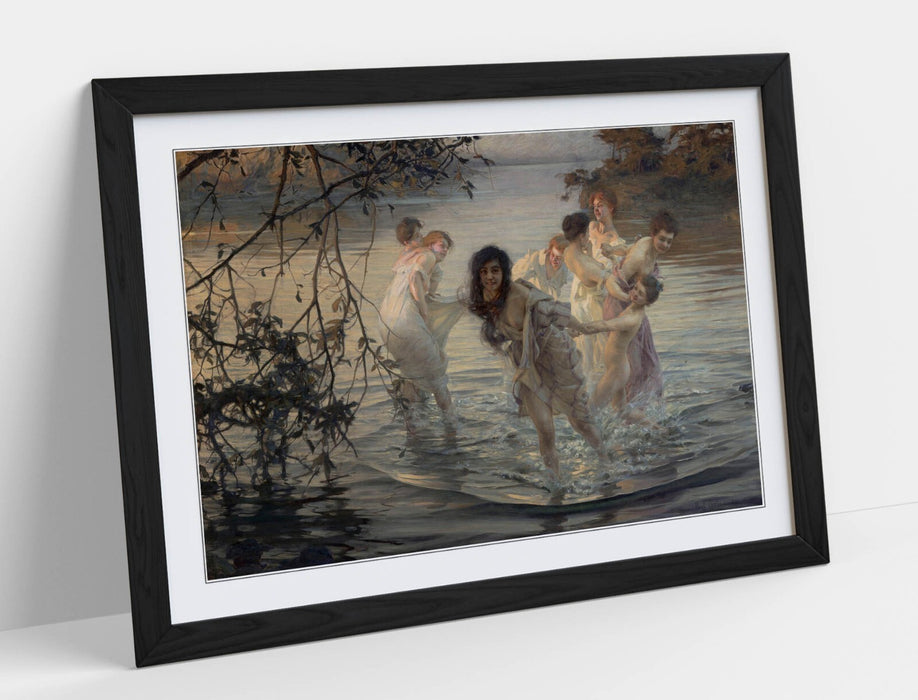 Framed Wall Art – Paul Emile Chabas Dancing Nymphs Print | Handmade UK Frame