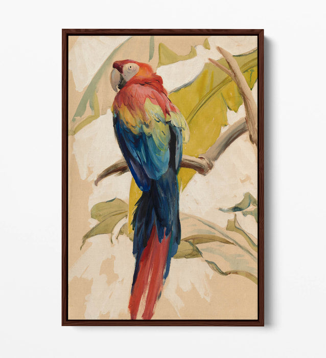 Canvas Wall Art - Henry Keller Old Grumpy Float Effect Premium Print