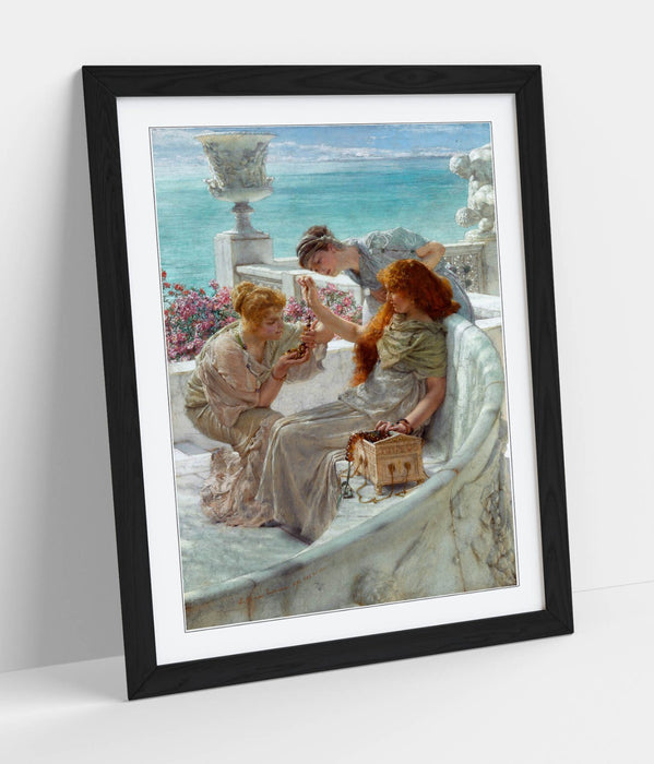 Framed Art Poster - Lawrence Alma Tadema Fortune's Favourite Artwork | Ready To Hang