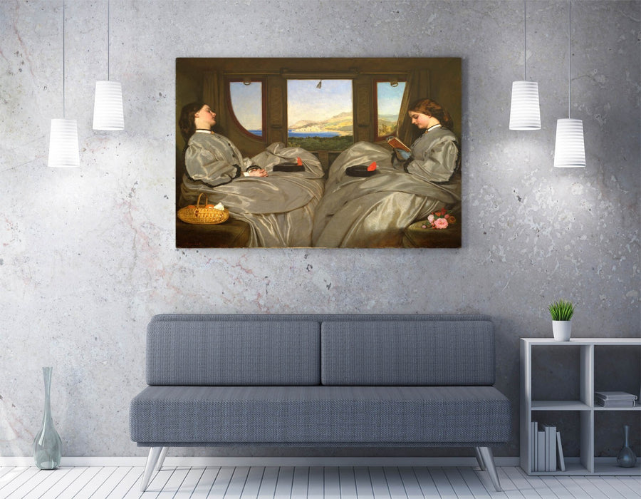 Canvas Wall Art Featuring Augustus Leopold Egg Travel Companions Handmade Print