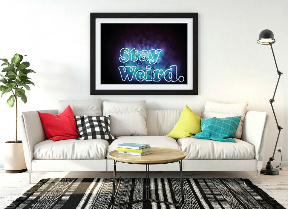 Framed Poster Art – Neon Sign Artwork Wall Prints | Handmade Wall Decor UK