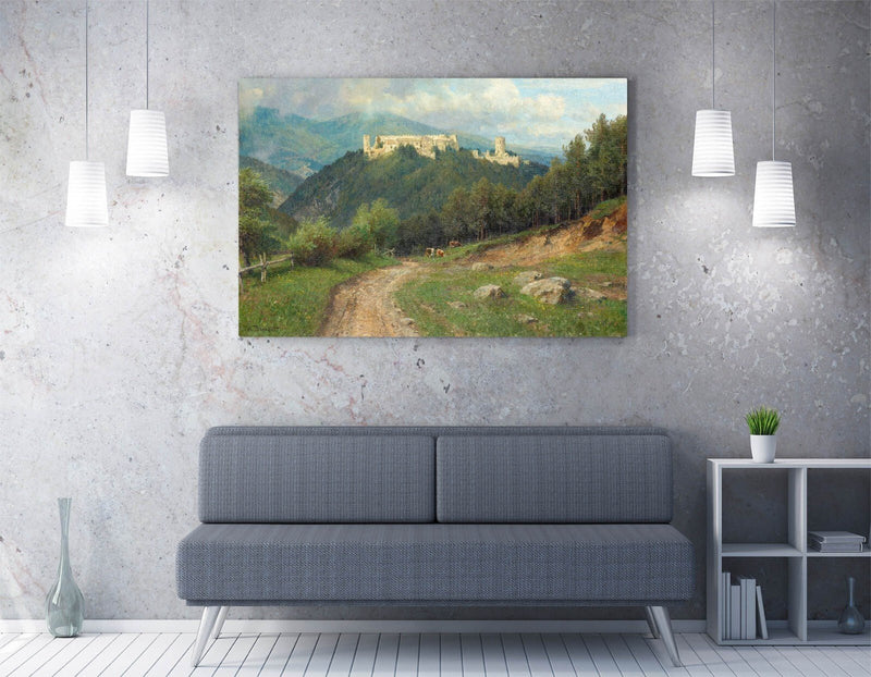 Canvas Wall Art - Hugo Darnaut Print On Archival Grade Canvas With Premium Varnish Finish