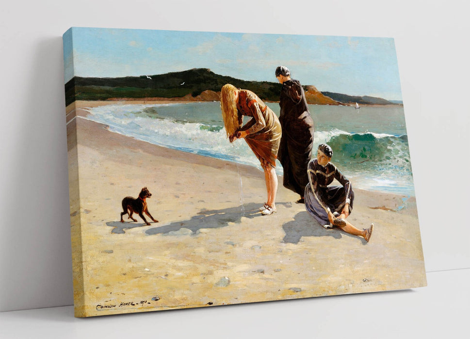 Canvas Wall Art – Winslow Homer Eagle Head High Tide Print on Stretched MDF Frame