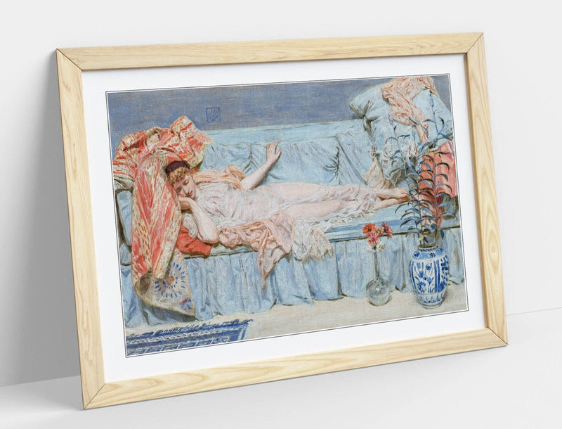 Framed Wall Art - Albert Joseph Moore Lilies Poster Print on Matte Paper