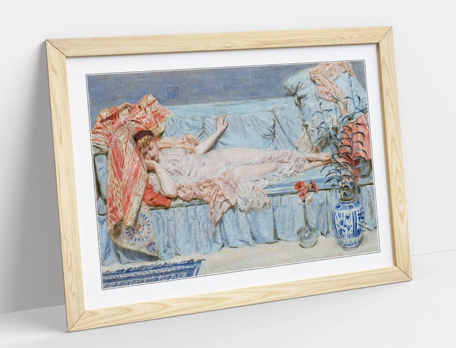 Framed Wall Art - Albert Joseph Moore Lilies Poster Print on Matte Paper