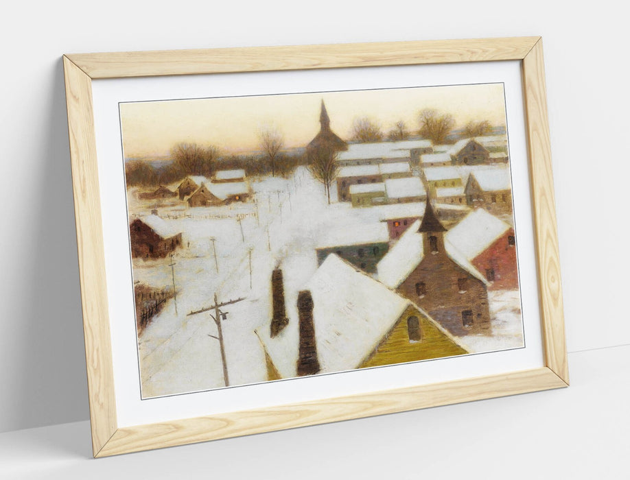 Framed Wall Art - L. Birge Harrison Frosty Morning Painting | UK Made Frames