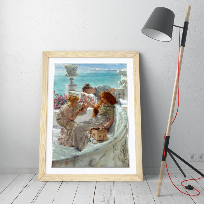 Framed Art Poster - Lawrence Alma Tadema Fortune's Favourite Artwork | Ready To Hang