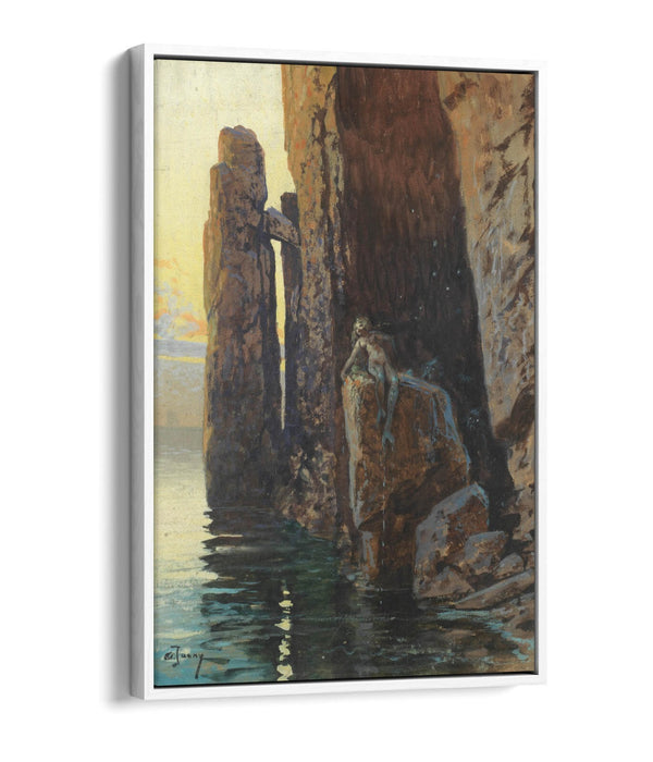 Canvas Wall Art Print – Mermaid And Monsters | Float Effect Handmade Canvas Art