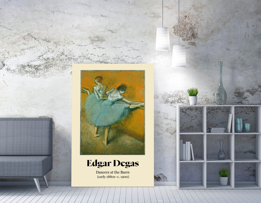 EDGAR DEGAS, DANCERS AT THE BARRE POSTER -CANVAS WALL ART ARTWORK PAINTING PRINT
