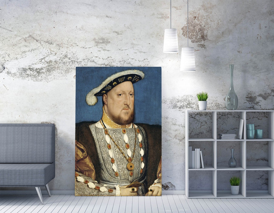 Canvas Wall Art - Hans Holbein The Younger King Henry VIII Historical Print