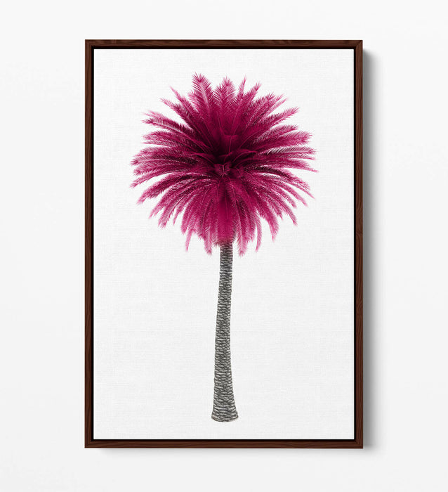 PINK PALM TREE -FLOAT EFFECT CANVAS WALL ART PIC PRINT-