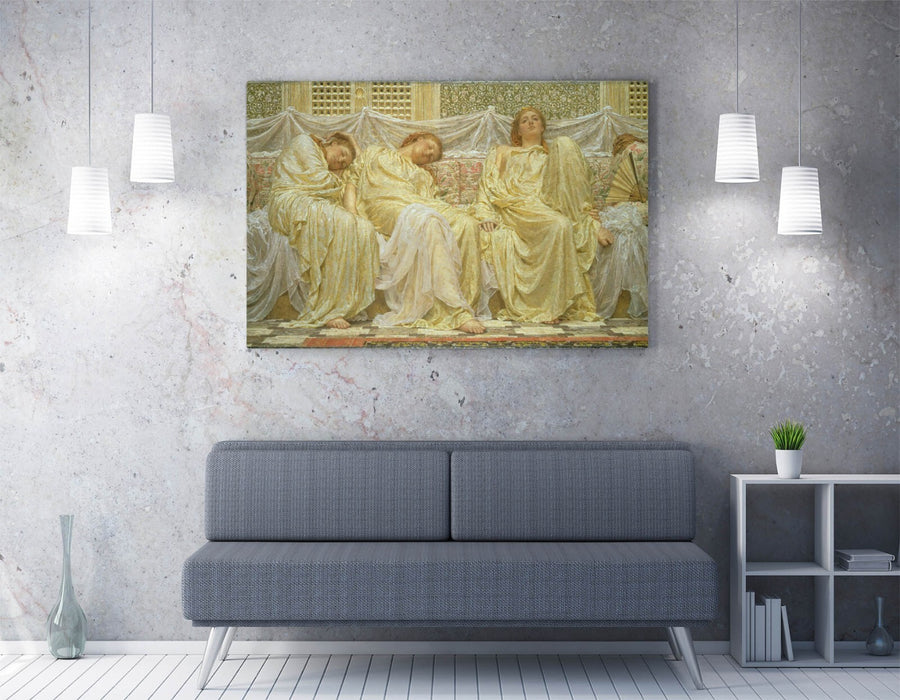 ALBERT JOSEPH MOORE, DREAMERS -CANVAS WALL ART ARTWORK PRINT