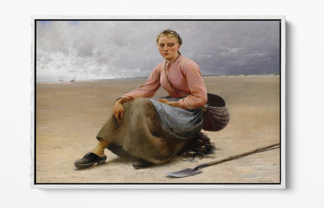 Canvas Wall Print - Oyster Picker Float Effect Canvas Art With Premium Frame