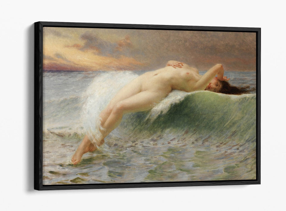 Float Effect Canvas Art – Guillaume Seignac The Wave | Premium Float Frame | Ready to Hang