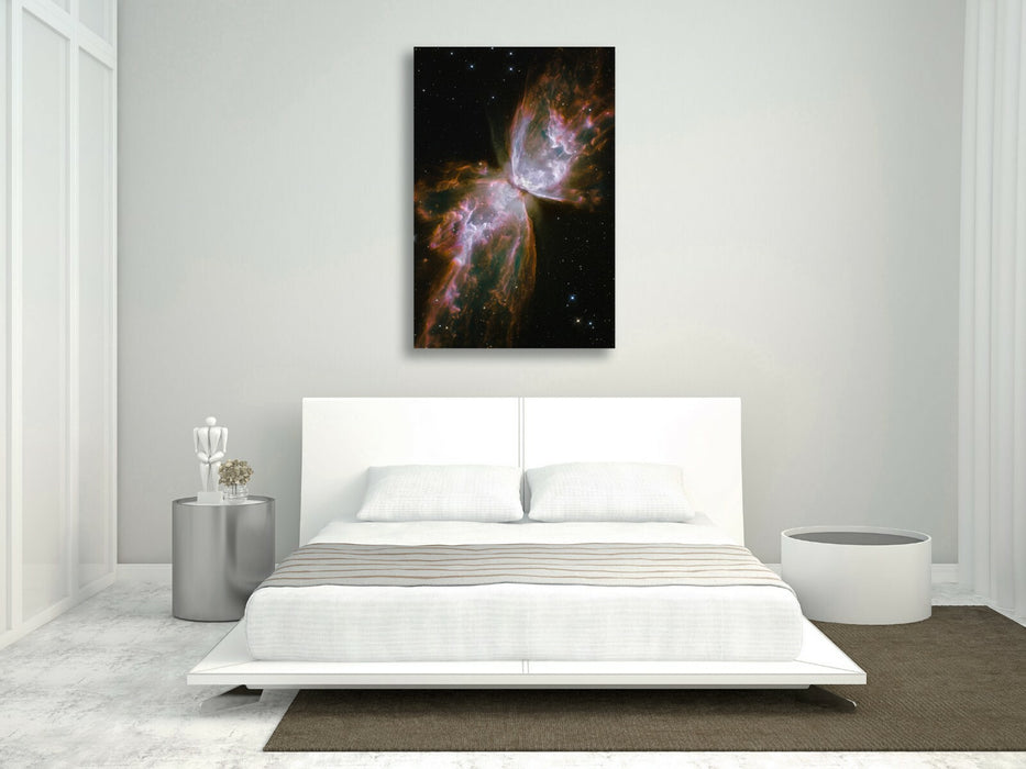 Nebula Canvas Wall Art – NGC 6302 Print | Outer Space Art | Ready To Hang Canvas