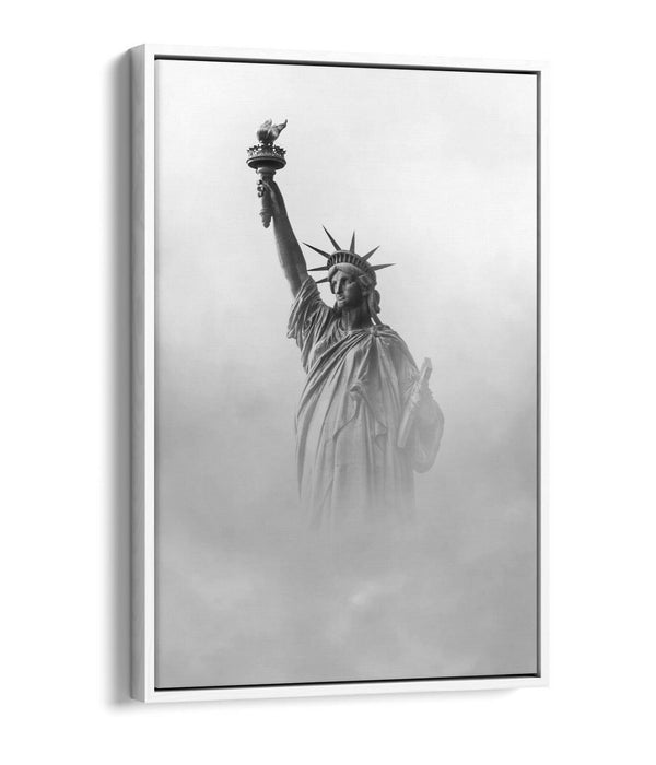 Statue of Liberty Canvas - New York Wall Art | Float Effect Canvas Print