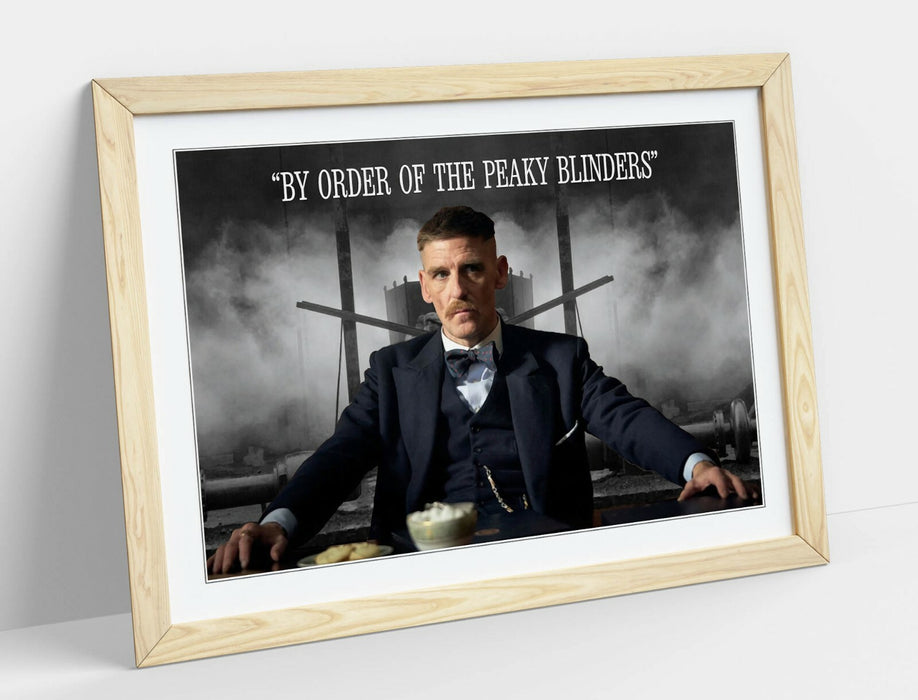 PEAKY BLINDERS ARTHUR SHELBY QUOTE -ART FRAMED POSTER PICTURE PRINT ARTWORK-NAVY