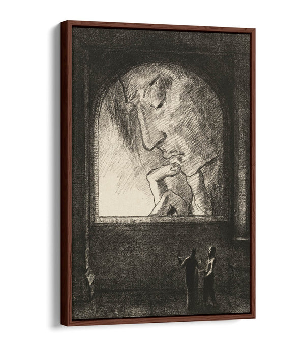 ODILON REDON, LIGHT -FLOAT EFFECT CANVAS WALL ART PRINT
