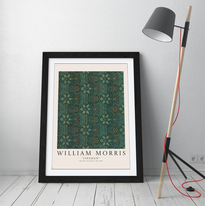 Framed Wall Art William Morris Isphahan Botanical Print - Plant Wall Decor