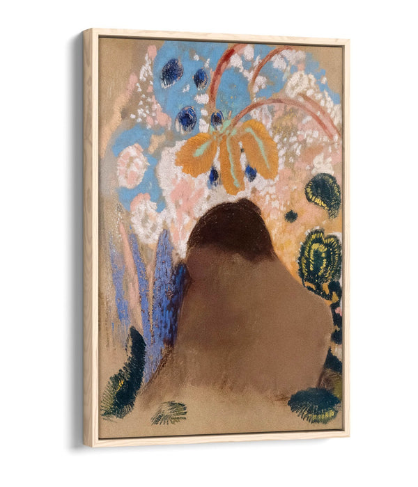 ODILON REDON, OPHELIA -FLOAT EFFECT CANVAS WALL ART PRINT