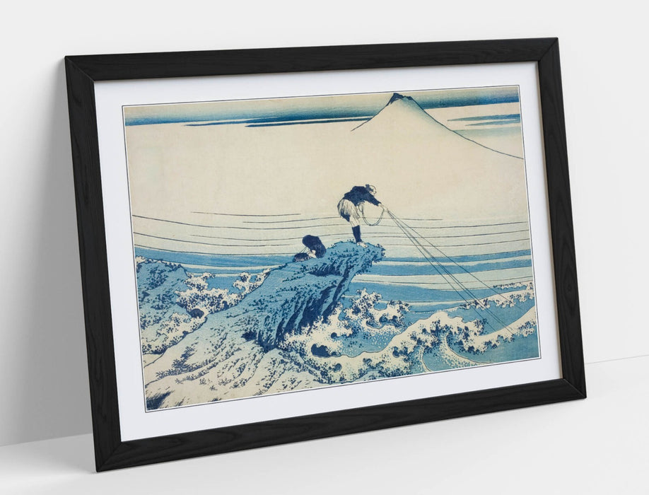 Framed Art Poster – Hokusai Kajikazawa in Kai Province | Handmade UK Frame