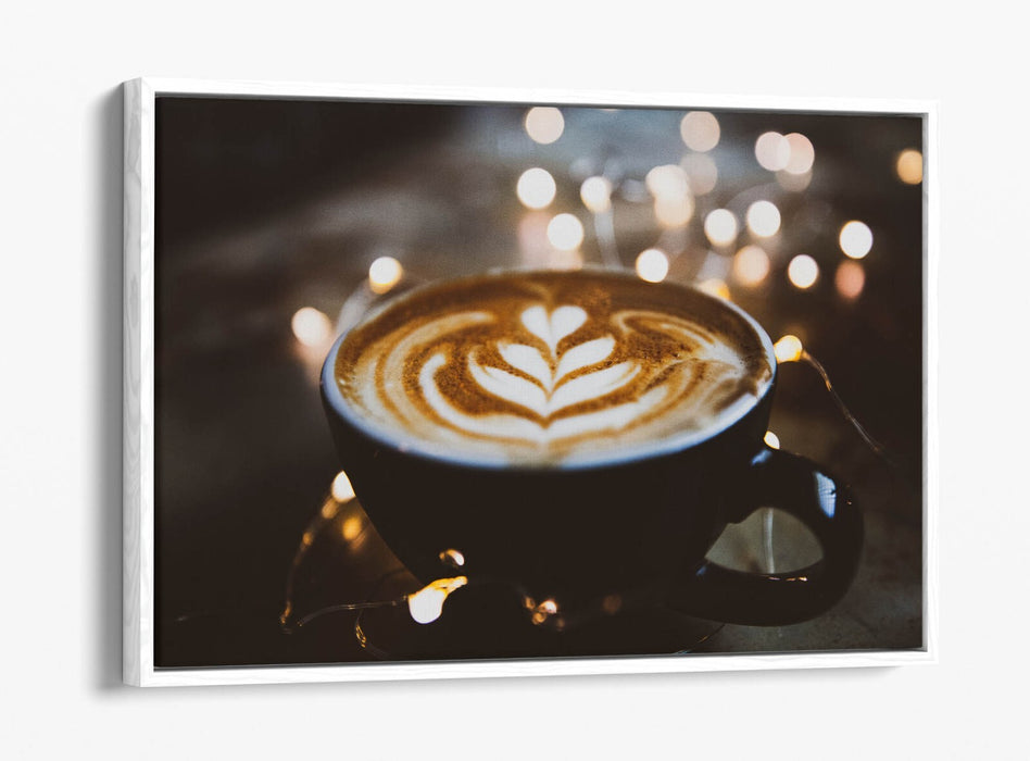 Canvas Wall Art - Handmade Cafe Wall Decor With Float Effect & Premium Frame