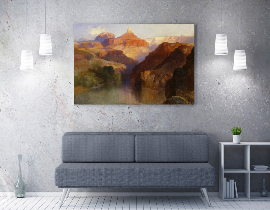 THOMAS MORAN, ZOROASTER PEAK -CANVAS WALL ARTWORK PIC PRINT