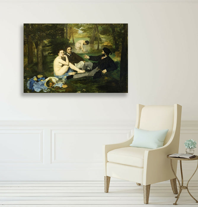 Canvas Wall Art - Edouard Manet Luncheon on the Grass | Handmade Fine Art Print