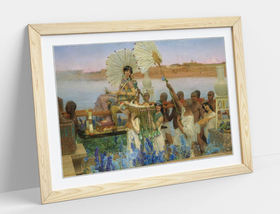 Framed Art Poster - Lawrence Alma Tadema Finding of Moses | Handmade UK Frame