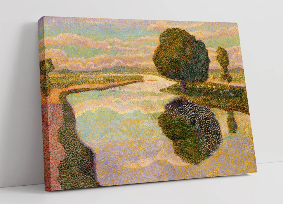 Canvas Wall Art - Jan Toorop Landscape With Canal | Handmade Premium Print