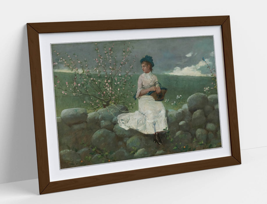 Framed Wall Art - Winslow Homer Peach Blossoms Poster Print | Handmade UK Frame