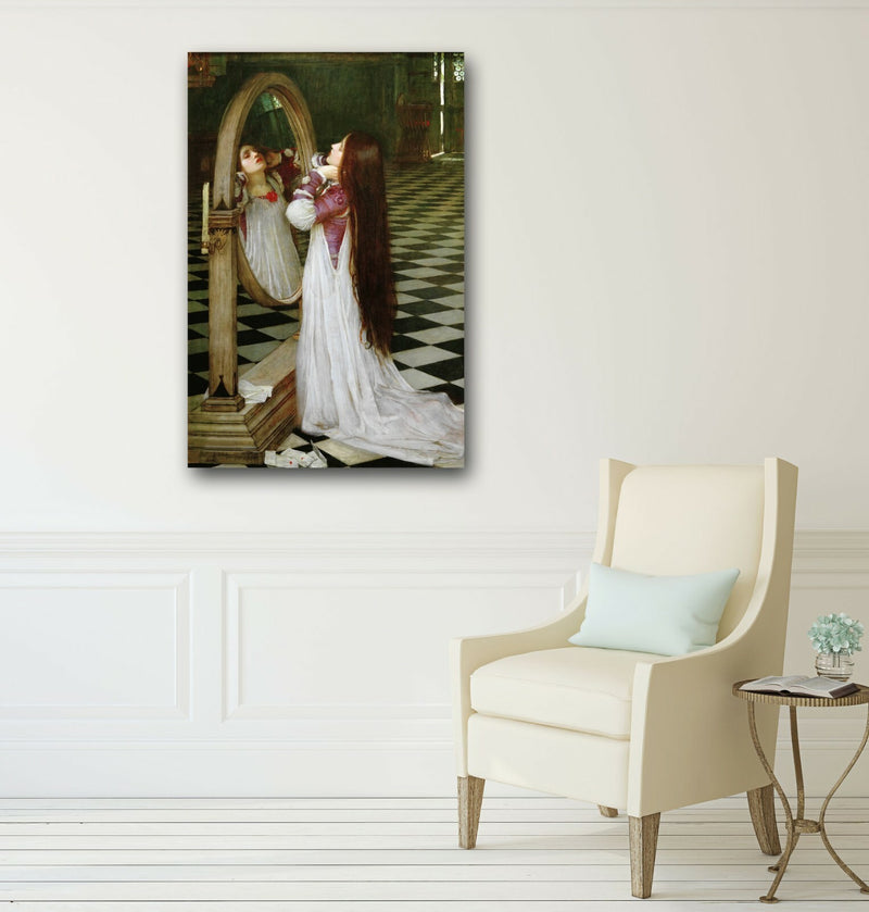 Canvas Wall Art – Framed Canvas Print of John W Waterhouse Mariana in the South