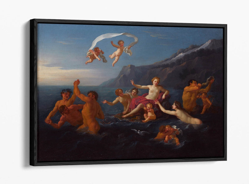 Float Effect Canvas Art – BON BOULLOGNE Triumph on Custom MDF Frame, Ready to Hang