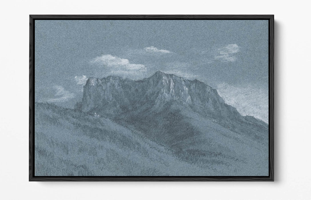JOHANN GEORG VON DILLIS, THE RAUSCHBERG -FLOAT EFFECT CANVAS WALL ART PRINT